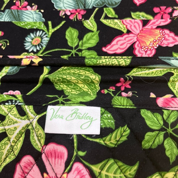 Vera Bradley Black and Pink Floral Clutch - Picture 8 of 16